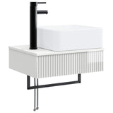 Bathroom Furniture Set 3 pcs High Gloss White Engineered Wood 3405601