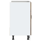 Sink Base Cabinet Lucca Smoked Oak Engineered Wood 853692