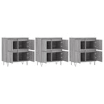 Sideboards 3 pcs Grey Sonoma Engineered Wood 3190203