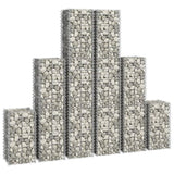 ZNTS 6 Piece Gabion Set Galvanised Wire 141049