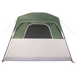 Camping Tent Cabin 4-Person Green Waterproof 94542
