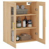 Wall Mounted Cabinet Sonoma Oak 69.5x34x90 cm 828471