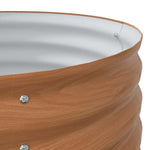 Garden Raised Bed Brown 160 x 80 x 81 cm Steel 42011328