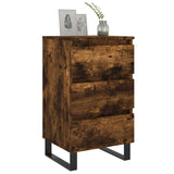 Bedside Cabinets 2 pcs Smoked Oak 40x35x69 cm Engineered Wood 826951