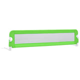Toddler Safety Bed Rail Green 180x42 cm Polyester 10169