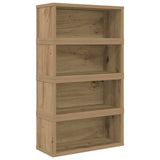 CD Storage Rack 4 pcs Artisan Oak 40 x 17 x 17 cm 8012729