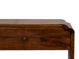 Solid Wood Newton Bedside, 1 Drawer and Open Shelf, Dark Brown B2743P402934