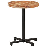 Bistro Table Round 60x75 cm Solid Acacia Wood 320277