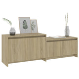 TV Cabinet Sonoma Oak 146.5x35x50 cm Engineered Wood 809812