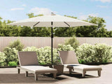Parasol Sand White 3m Steel Pole 40770