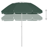 314717 Beach Parasol Green 300 cm