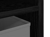 Lowboard with Drawer Black Oak 72 x 22.5 x 38 cm 8000573