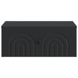 Wall-Mounted Bedside Cabinet 2 pcs Black 49 x 34.5 x 20 cm 898108