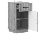 Bathroom Storage Cainet HOORN Grey Sonoma 30 x 31 x 77 cm 897271