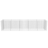 Gabion Raised Bed Galvanised Steel 450x90x100 cm 143552