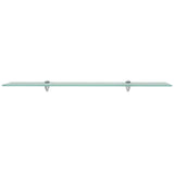 ZNTS Floating Shelves 2 pcs Glass 90x10 cm 8 mm 3051500