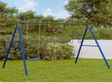 Outdoor Swing Set with Swing, Trapeze, Ladder 3283594