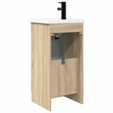 Bathroom Vanity with Sink Sonoma Oak 42 x 40 x 84.5 cm 889996