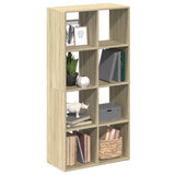 Room Divider Bookcase Sonoma Oak 69.5x29x137.5 cm Engineered Wood 858023