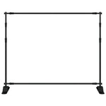 Backdrop Stands 2 pcs Black 254x243 cm Steel 3187466