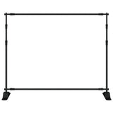 Backdrop Stands 2 pcs Black 254x243 cm Steel 3187466