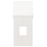 Kids' Bed Roof White 60x89x134.5 cm Solid Wood Pine 846886