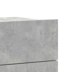 Bedside Cabinets 2 pcs Concrete Grey 40x30x30 cm Engineered Wood 801062