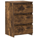 Bed Cabinets 2 pcs Smoked Oak 40x35x62.5 cm Engineered Wood 815172