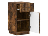 Bathroom Storage Cainet HOORN Smoked Oak 30 x 31 x 77 cm 897270