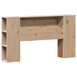 Bookcase Bed without Mattress 160x200cm Solid Wood Pine 3322363