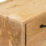 TV Stands with Drawer Brown 110 x 30 x46 cm Solid Mango Wood 4104604