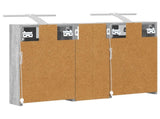 Bathroom Cabinet Set 3 pcs 80 x 10.5 x 50 cm Engineered wood 3403661