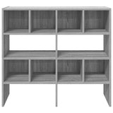 Shoe Racks 2 pcs Stackable Grey Sonoma 89.5x30x40 cm 858850
