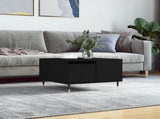 Coffee Table Black 55x55x36.5 cm Engineered Wood 830749