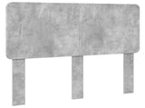 Storage Bed Concrete Grey 135 x 190 cm Engineered Wood 3412696