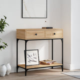 Console Table Sonoma Oak 75x34,5x75 cm Engineered Wood 833399