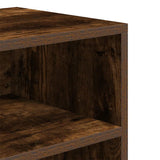 Book Cabinet Smoked Oak 60x30x71.5 cm Engineered Wood 860314