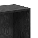 Bookshelf Black Oak 80 x 24 x 109 cm Engineered Wood 875016
