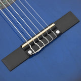 8 Piece Classical Guitar Beginner Set Blue 3/4 36 70117