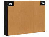 Bathroom Mirror Cabinet Black Oak 70 x 14.5 x 70 cm 889088