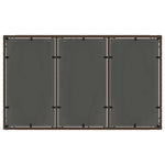 Garden Dining Set 5 pcs Brown Poly rattan 3334865