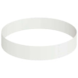 Garden Planter White 120 x 120 x 20 cm Cold-rolled Steel 873656
