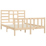 Bed Frame without Mattress 120x200 cm Solid Wood Pine 3107608