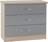 ZNTS Nevada 3 Drawer Chest 100-102-091