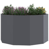 Planter Anthracite 90 x 90 x 50 cm Steel 883754