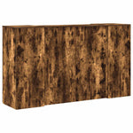 Reception Desk Smoked Oak 180x50x103.5 cm Engineered Wood 3324209