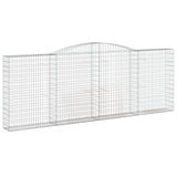 Arched Gabion Basket 400x30x140/160 cm Galvanised Iron 153527
