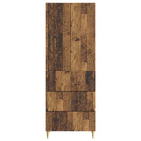 Cabinet Set 2 pcs Old Wood 66 x 34.5 x 90 cm Engineered Wood 3416725
