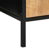 Bedside Cabinet 2 pcs Brown and black 40 x 35 x 50 cm 4019638