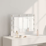 Vanity Mirror White 60 x 45 x 18 cm Glass and Engineered wood 868309